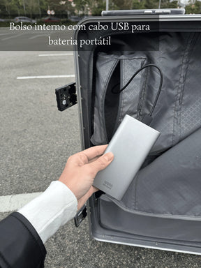 Mala TRAVIX Cabine Preta Connection 10kg