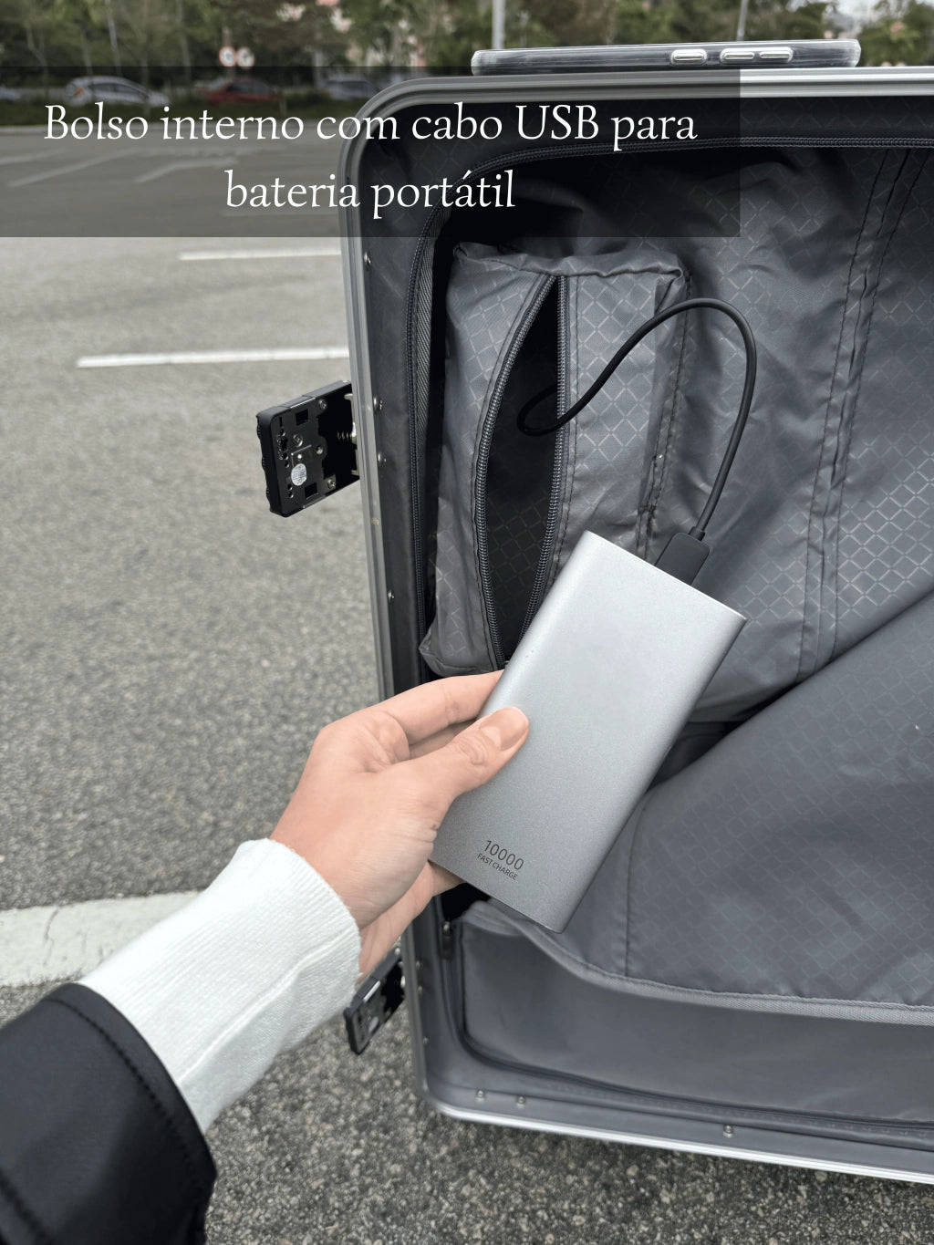 Mala TRAVIX Grande Preta Connection 32kg