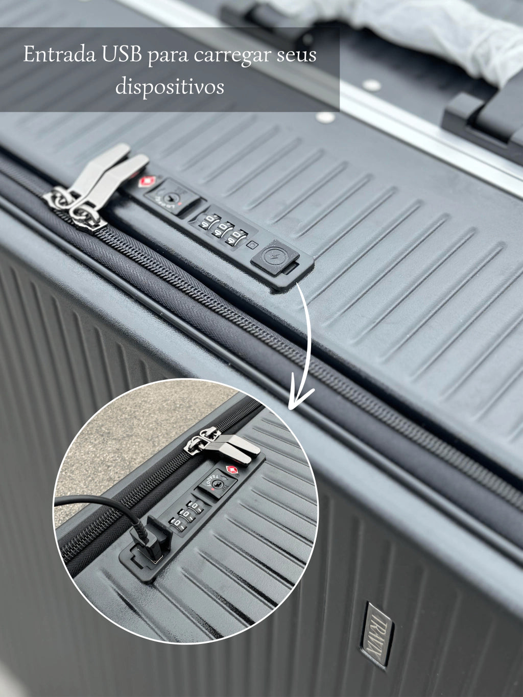 Mala TRAVIX Cabine Preta Connection 10kg